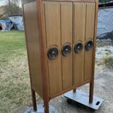 Mid-century modern bar cabinet by Sandor Bedecs, 1975
