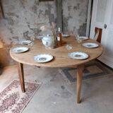 Round farmhouse table