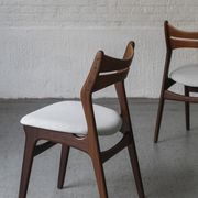 Set of 4 dining chairs ‘model 310’ by Erik Buch for Chr. Christensens Møbelfabrik, Danish design, 60