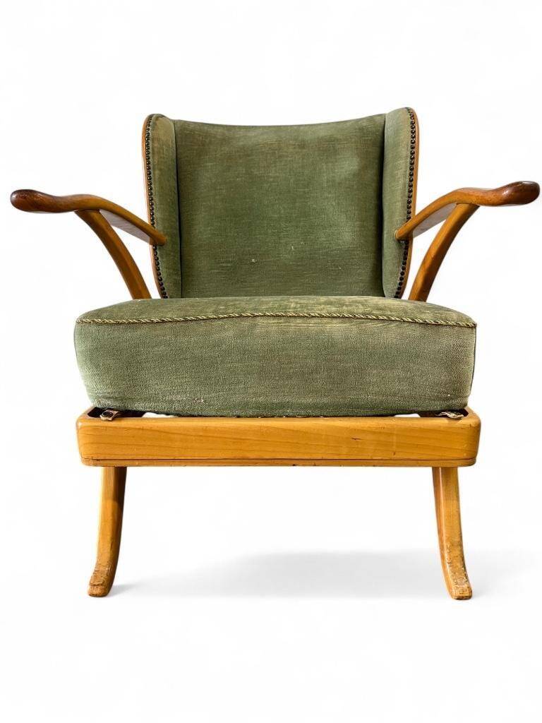 Vintage armchair / single-seater armchair / club armchair knoll antimott