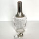 Antique Crystal and Solid Silver Carafe – Ribbon & Garland Decoration