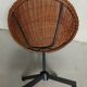 Fauteuil corbeille osier
