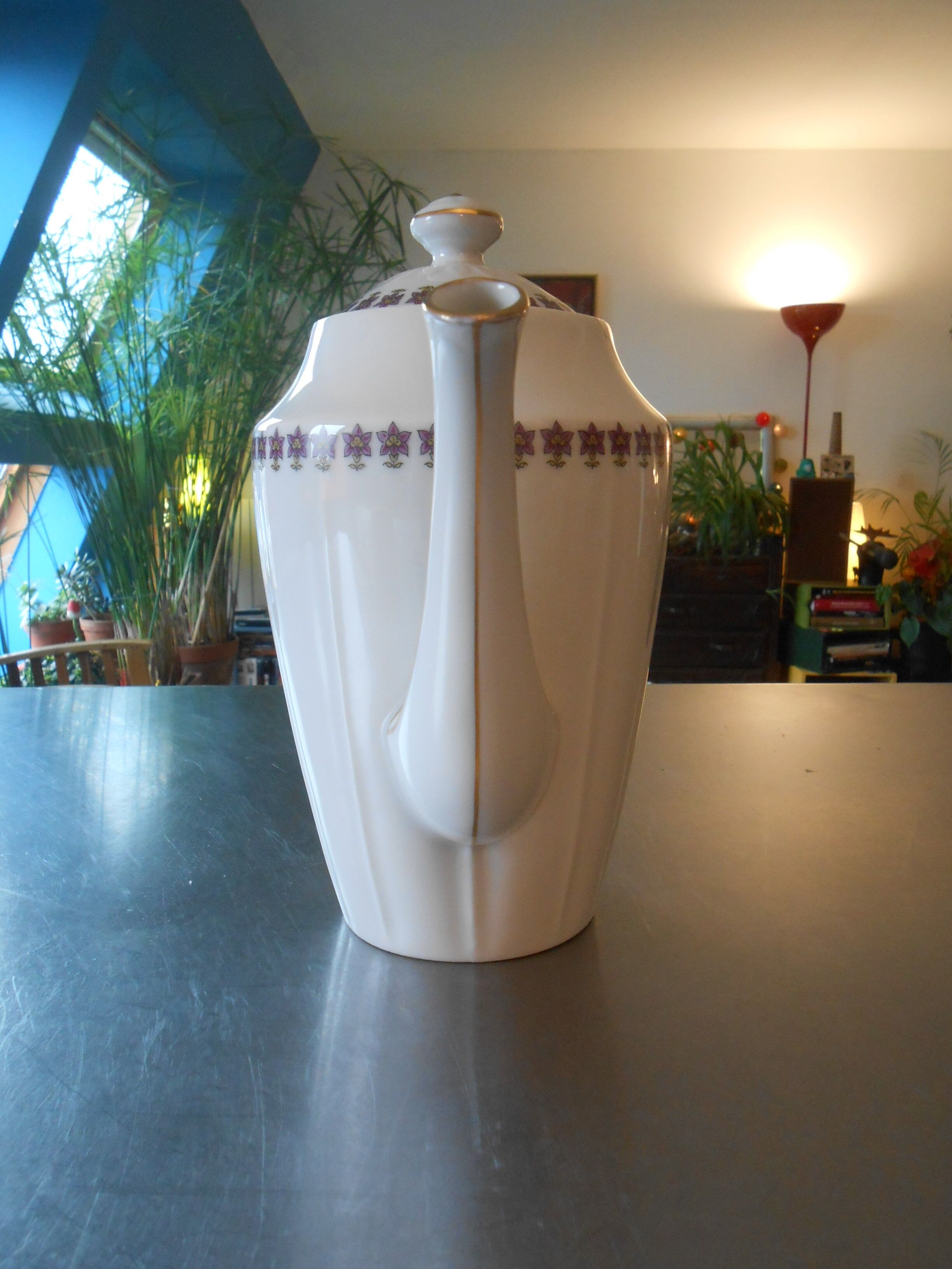 Limoges porcelain teapot