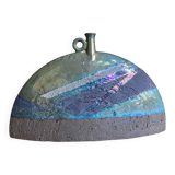 Handcrafted raku vase