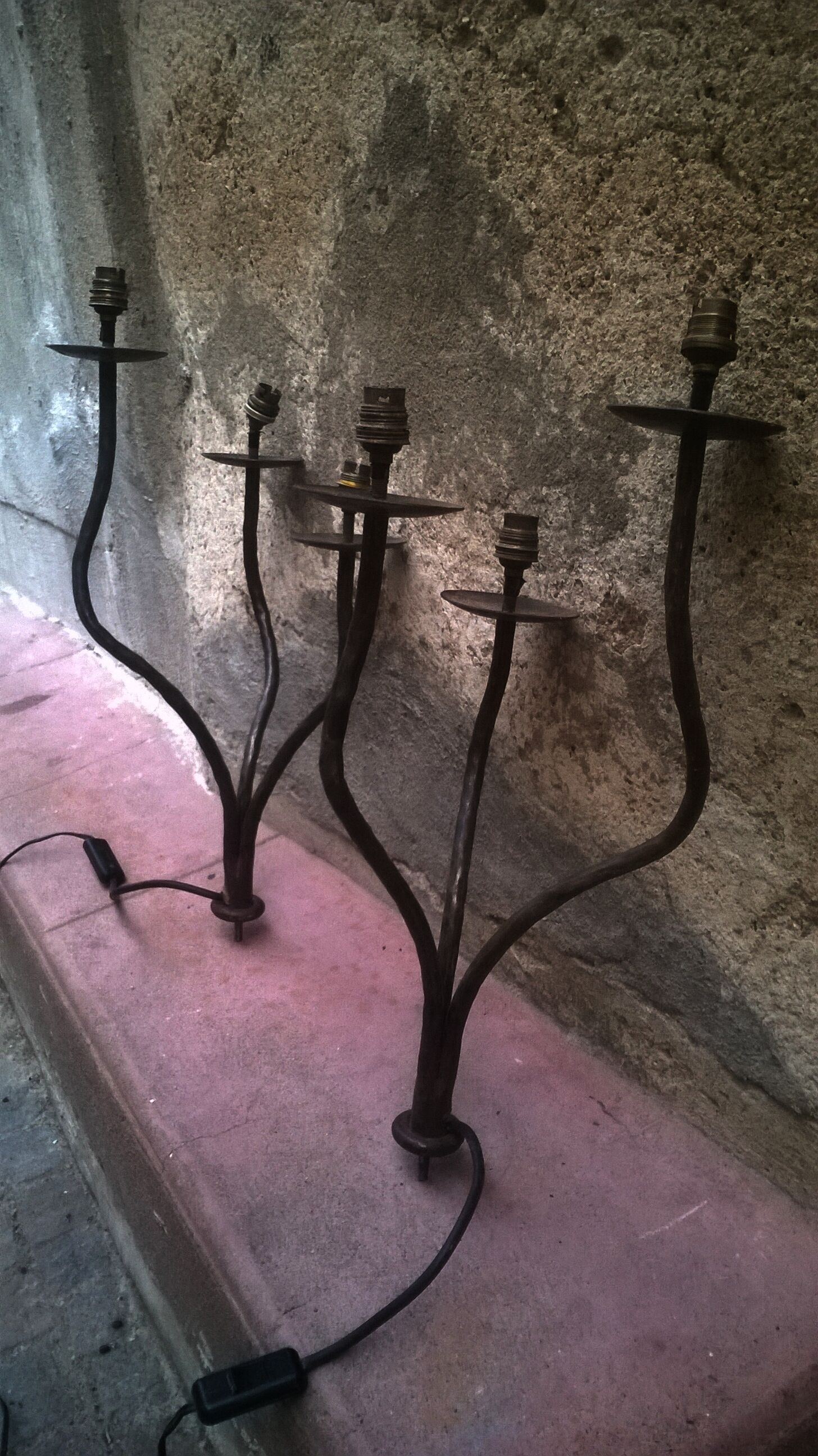 Pair of vintage fixtures