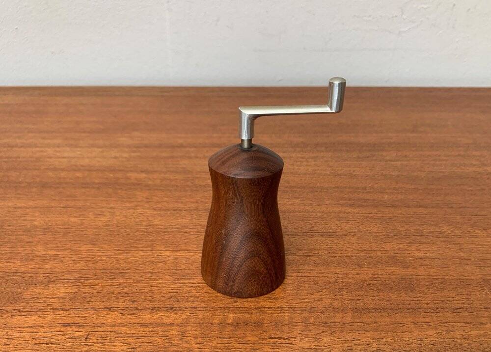 Mid-century teak pepper mill by Pede, 1960s.