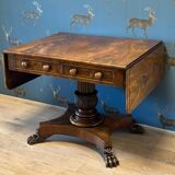 Table de canapé en acajou anglais du XIXe siècle