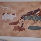 Painting on frame bovids