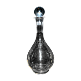Vintage wine carafe in cut crystal 24.5 cm
