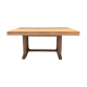 Table à manger art déco en chêne cérusé vers 1940