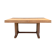 Table à manger art déco en chêne cérusé vers 1940
