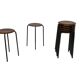 Set of 4 Vintage stools - work stool - Eromes Marko - 60s minimalist design