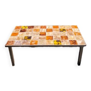 Table basse céramique années