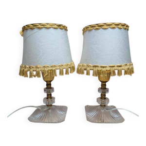 Paire de lampes vintage