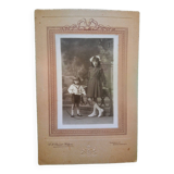 old photograph, brothers, Berchem, Belgium, early 20th century