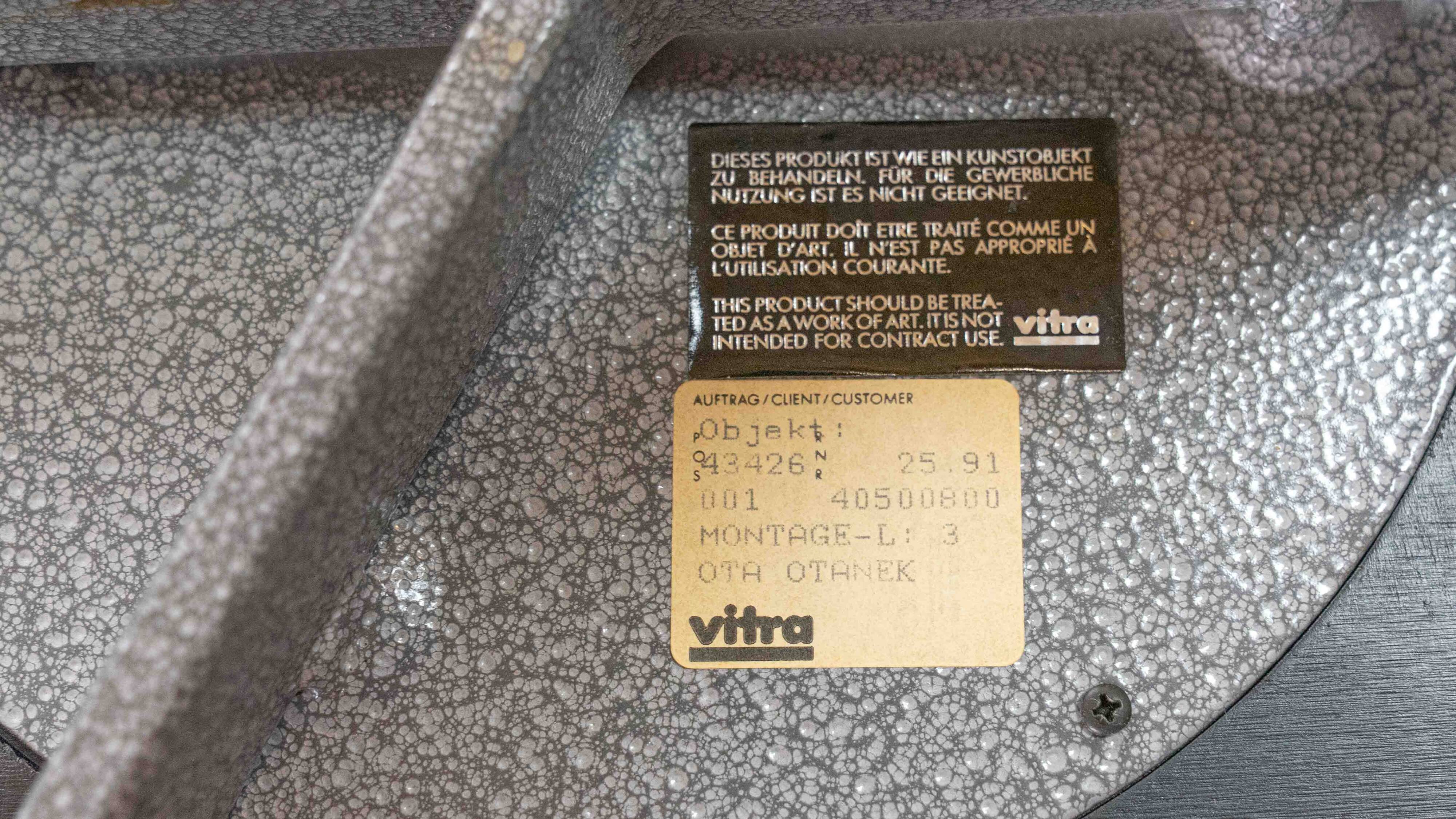 Pair Ota Otanek Chairs by Borek Sipek fort Vitra