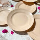 7 Small dessert plates Rose Digoin Sarreguemines