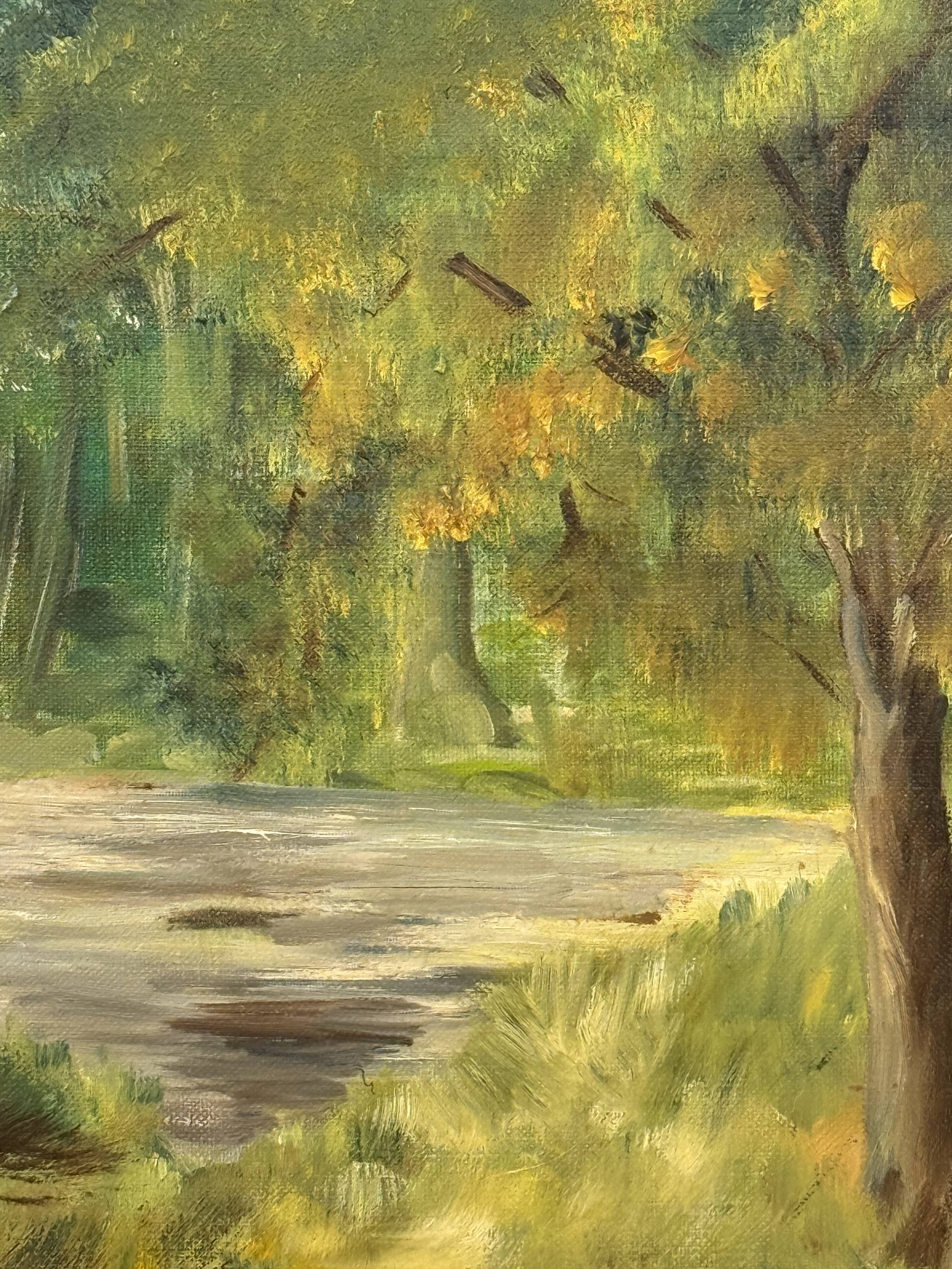 Oil on canvas signed by the artist M. Cornu