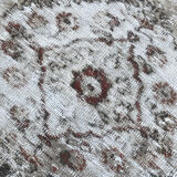 Turkish vintage large living room rug 313x188cm