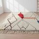 Handmade Moroccan rug, pure wool, 2.5x1.5 m.