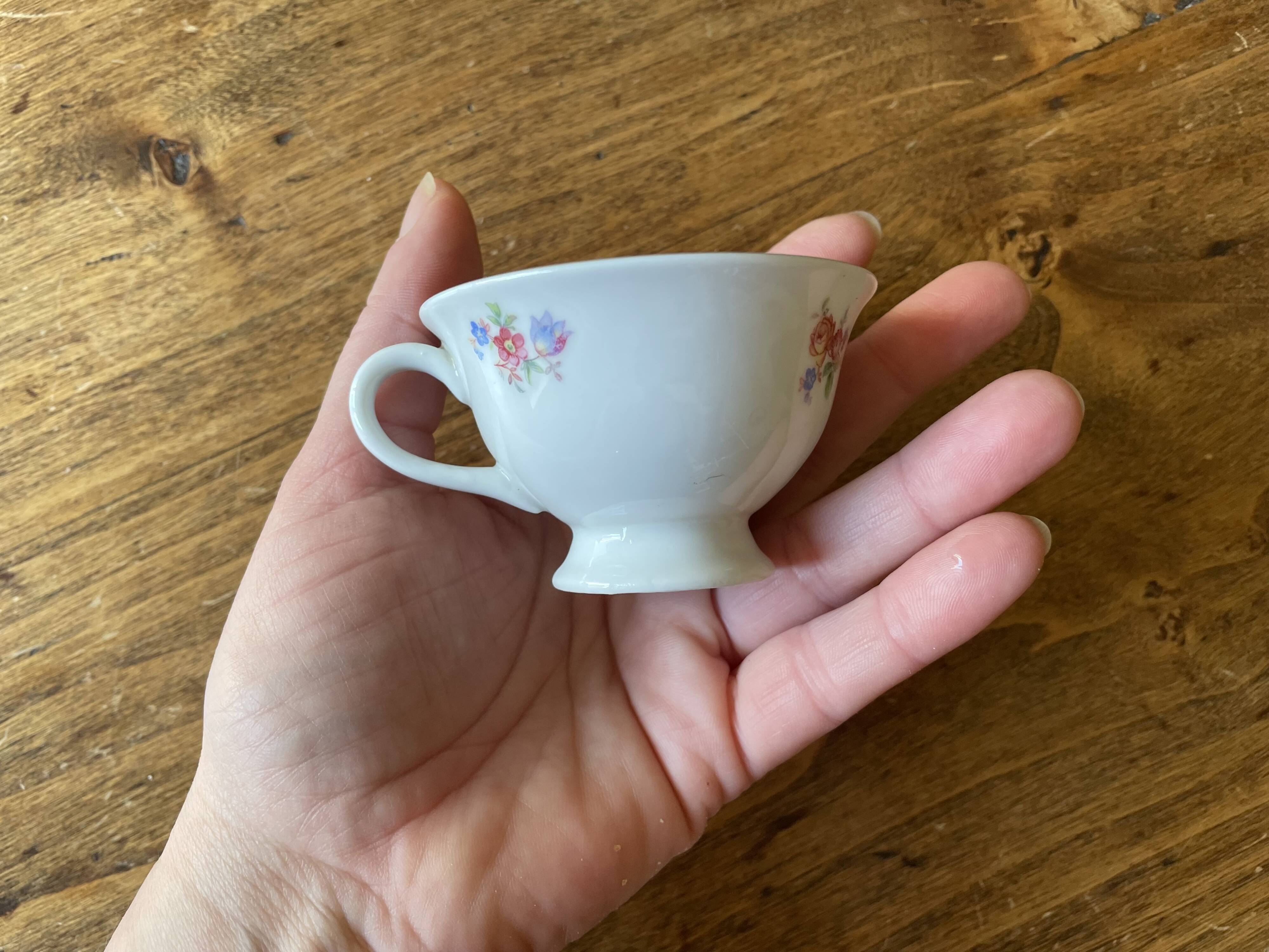 Set 2 coffee cups and saucers - Zeh Scherzer - vintage, old