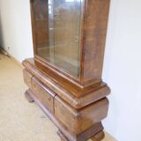 Art Deco Display Cabinet Walnut 1920s 1930s