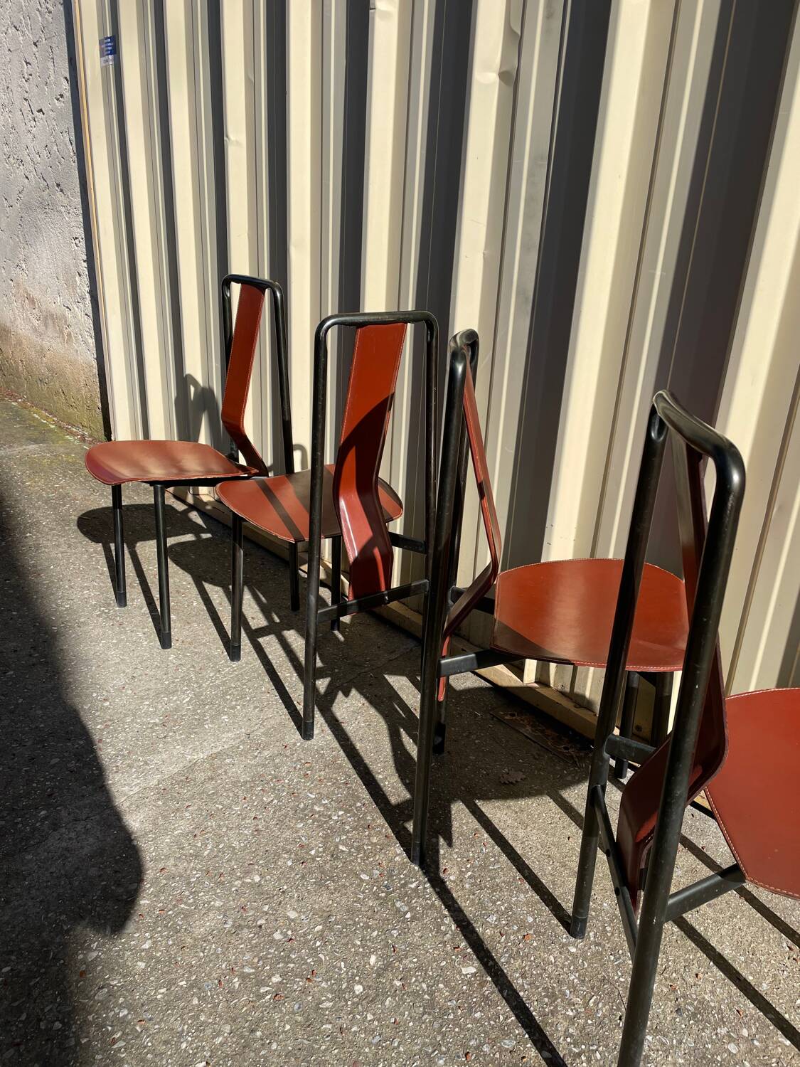 4 Irma chairs by Achille Castiglioni for Zanotta