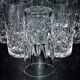 SAINT-LOUIS Series of 6 TARN juice glasses in vintage cut crystal 1960-70 water glass, longdrink