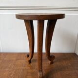 Vintage wooden side table / stool