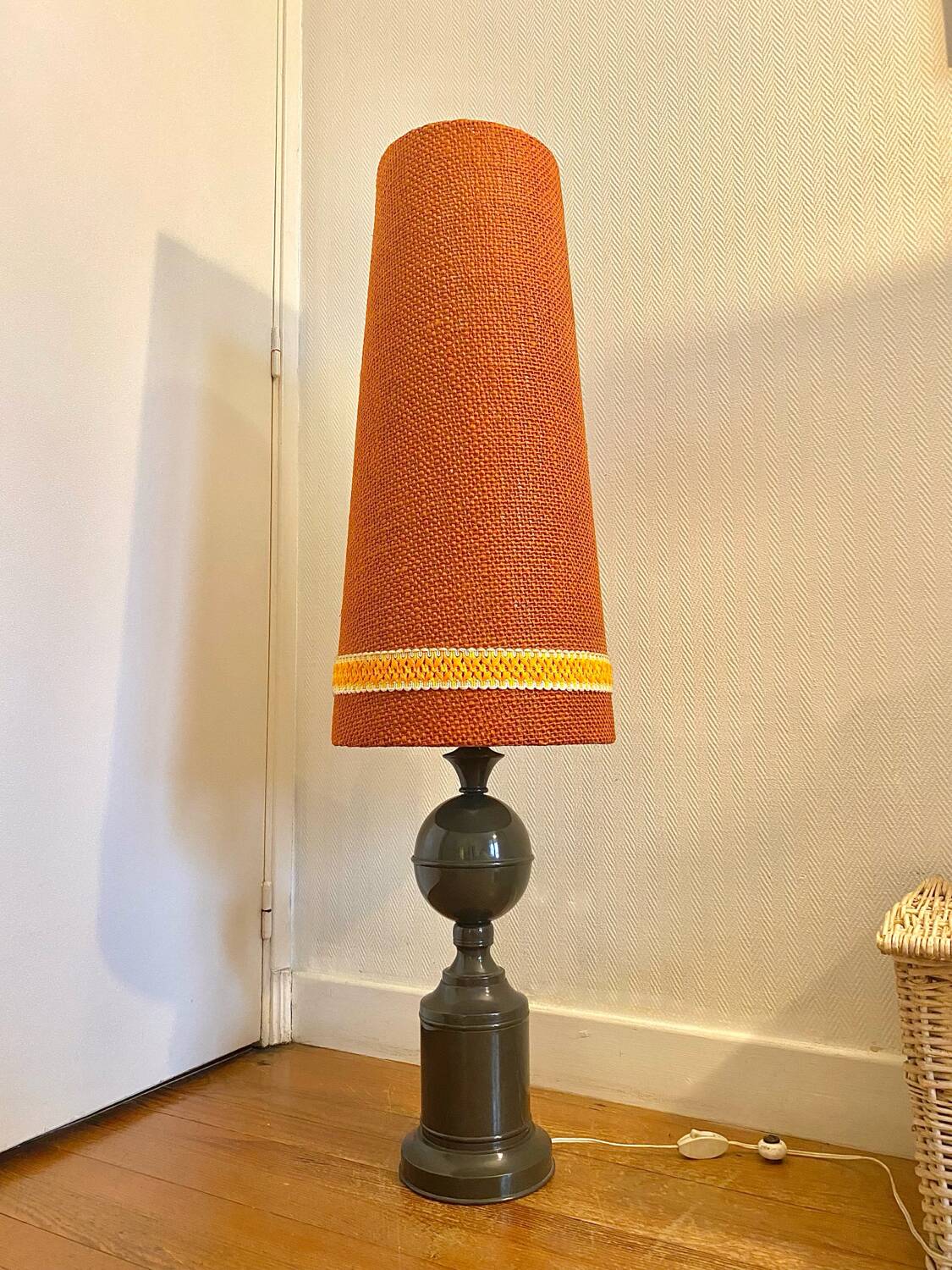 Large vintage lamp from the 70s