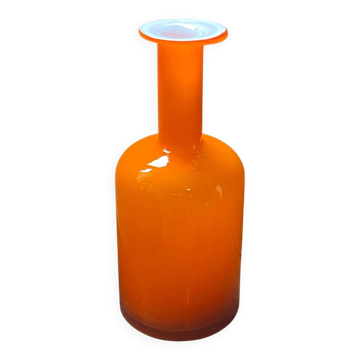 Glass vase, Otto Brauer for Holmegaard, 1960s