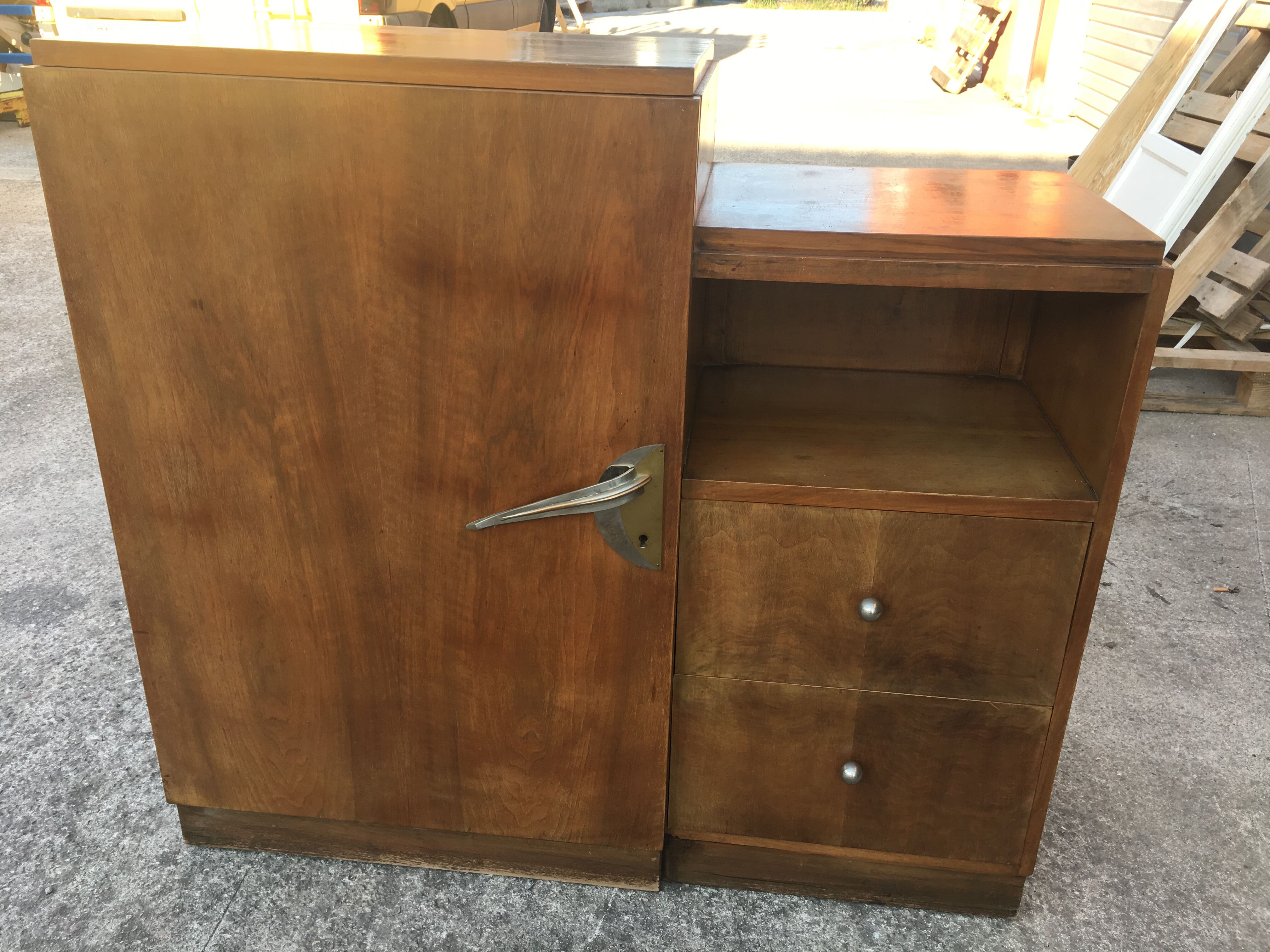 Art Deco asymmetric furniture
