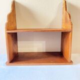 Old small solid wood shelf