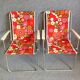 Pair of chairs folding vintage