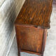 Small storage cabinet in carved oak – circa 1930