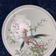 Longwy: large earthenware and enamel pie dishes in Japanese style