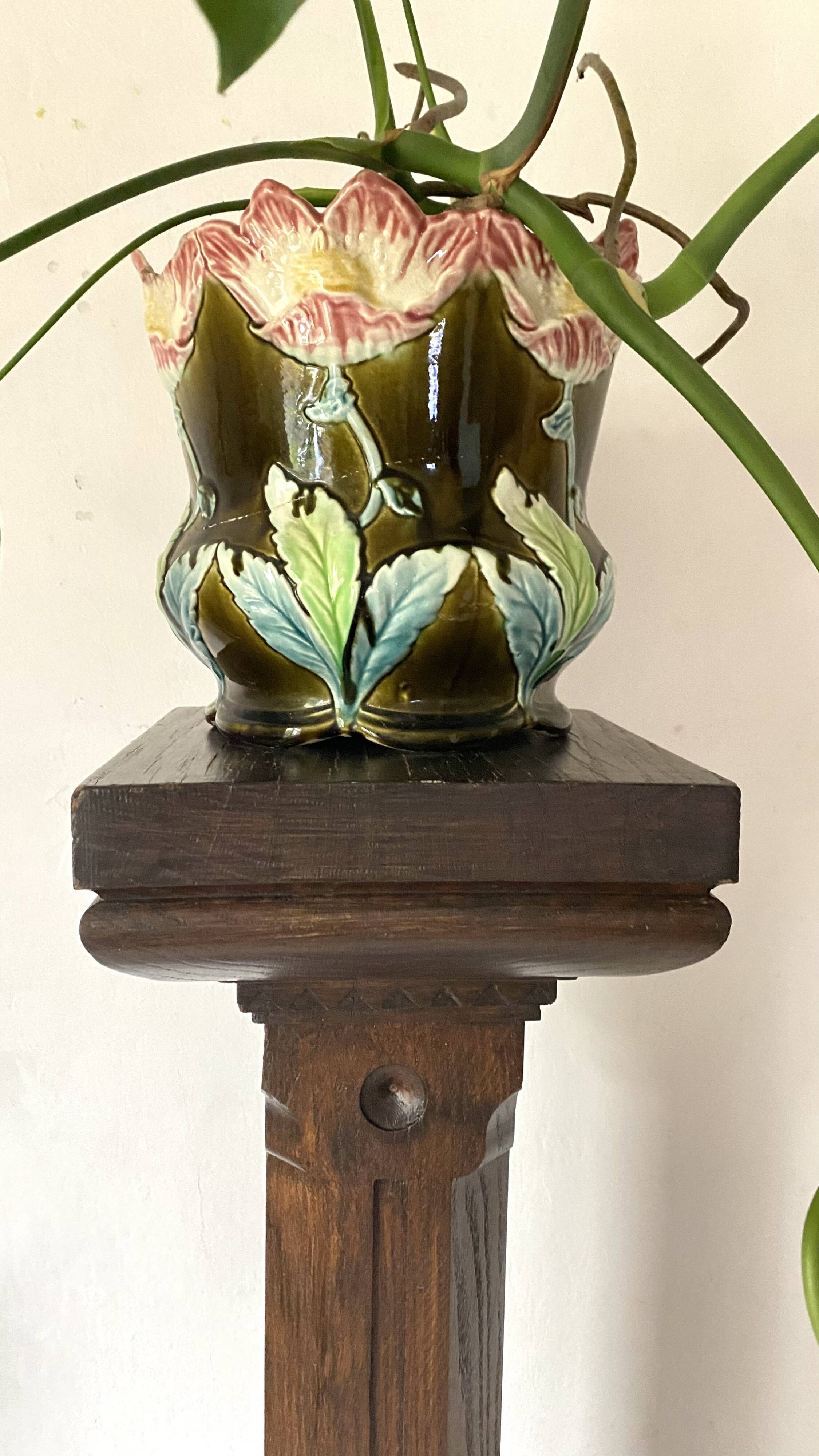 Rustic wooden column