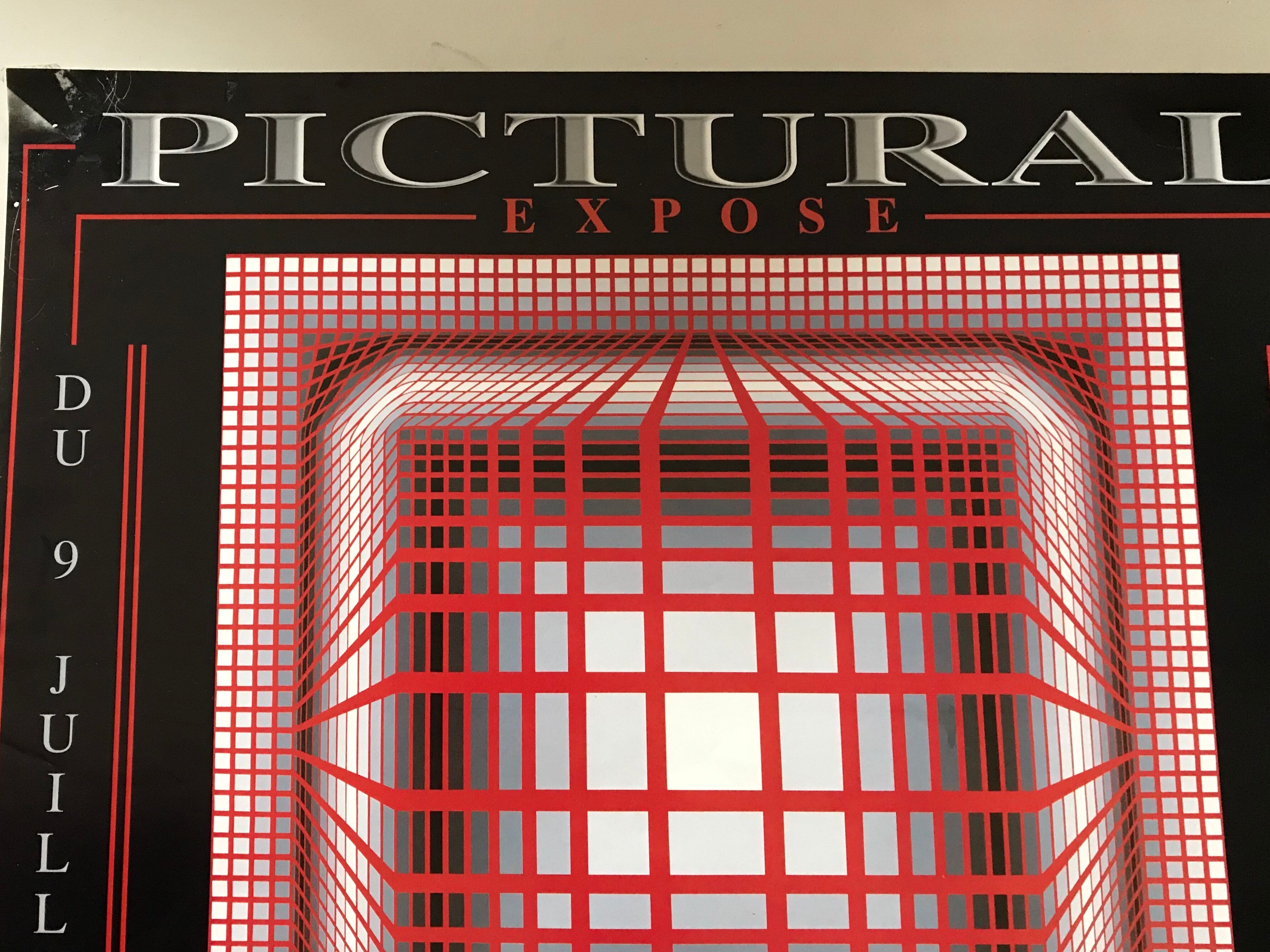 Original poster exhibition Vasarely 1998