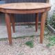 Art Deco table in solid oak