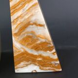 Vintage pyramid onyx bookends