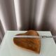 Hand-Carved Heart-Shaped Wooden Bowl | Rustic Cottagecore Catchall