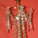 six-armed crystal chandelier from the "Napoleon III" period