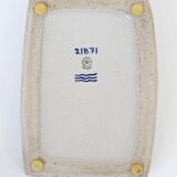 Brutalist Royal Copenhagen trinket tray by Jørgen Mogensen, 1960s