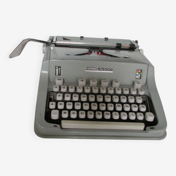 Machine à écrire portative Hermès Vintage