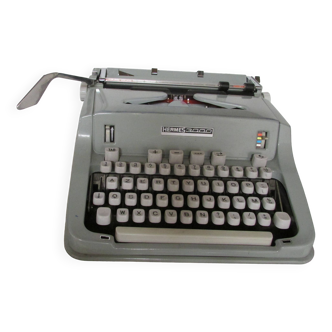 Machine à écrire portative Hermès Vintage