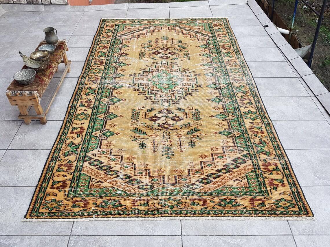 Oushak Turkish Area Rug sku 2333