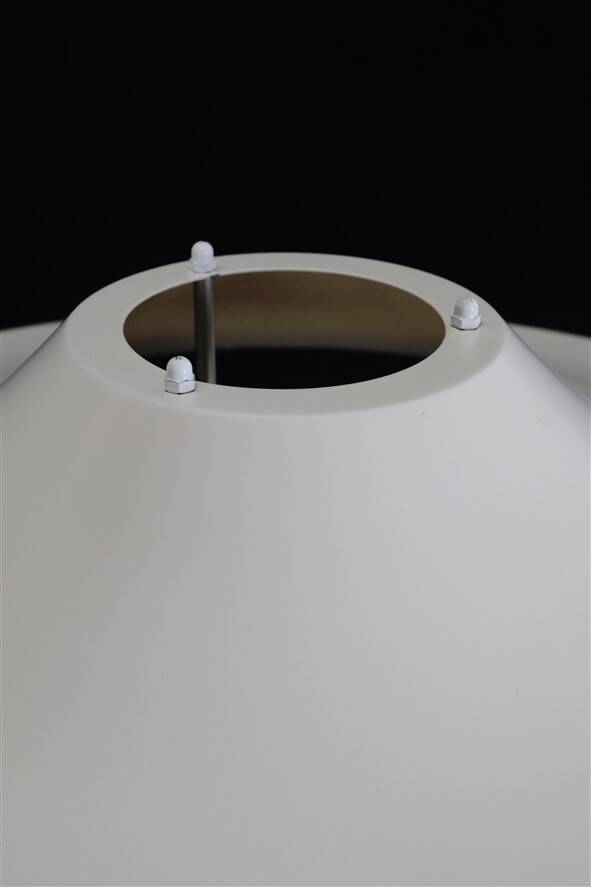 Lyfa floor lamp / cream-white / mid-century / Danish modern design / multilayer / 1970s