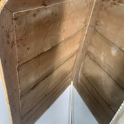 Miroir Louis Philippe en bois et stuc pariné XIX siècle