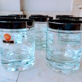 Set of 8 cristal tumblers Ingrid Glas