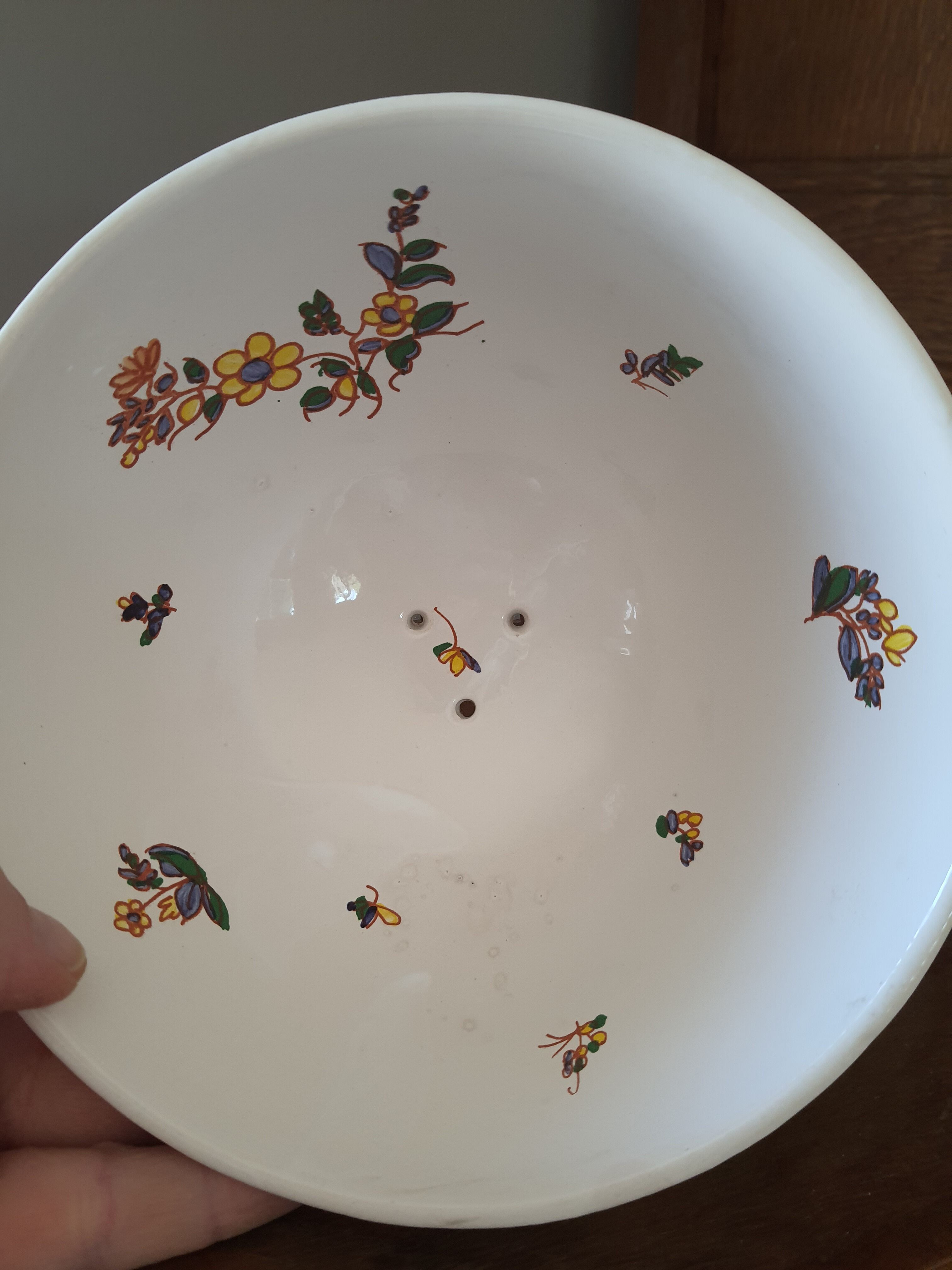 Vintage fruit drainer